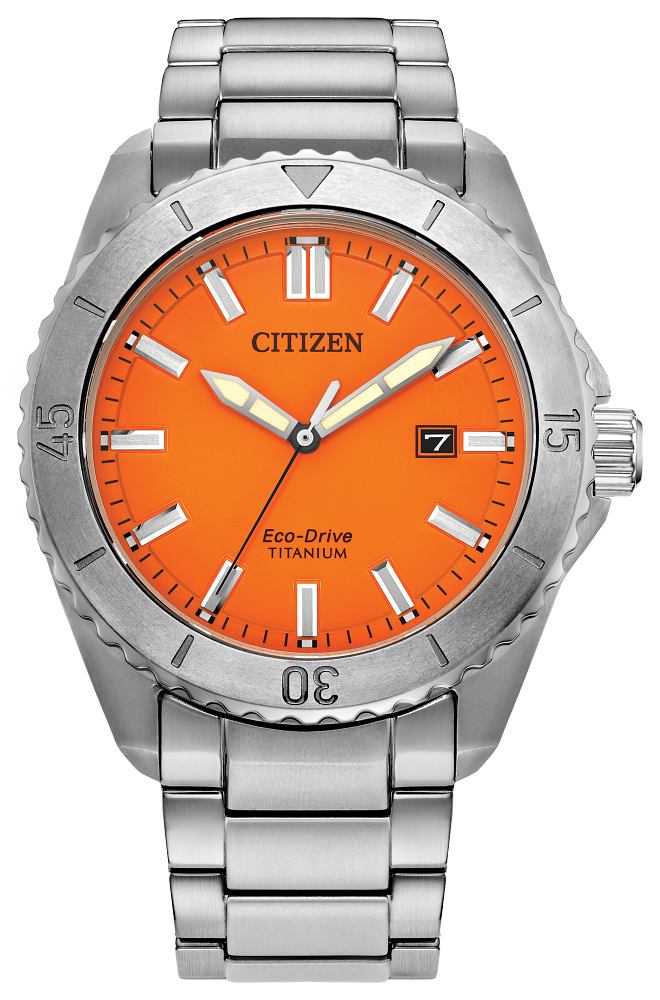 CITIZEN Eco-Drive Brycen Watch Orange Dial AW1840-50X