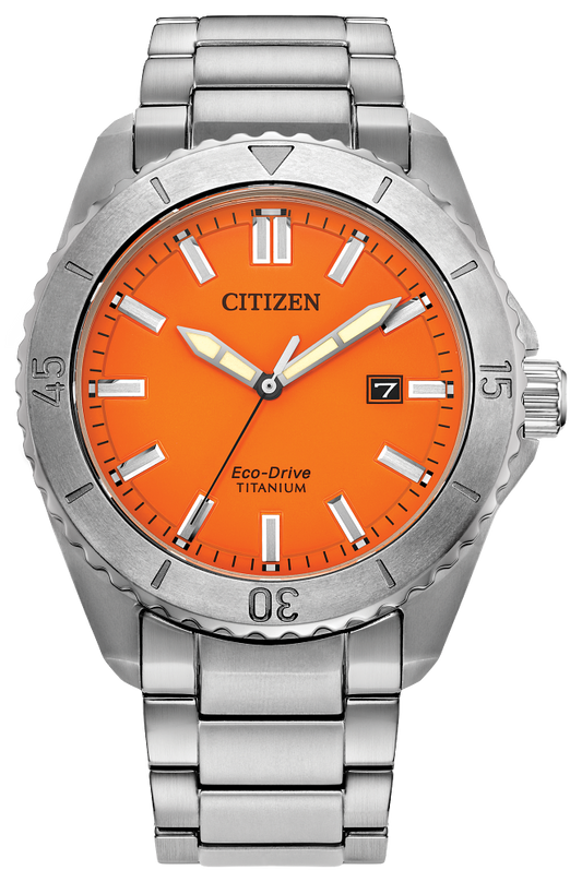 CITIZEN Eco-Drive Brycen Watch Orange Dial AW1840-50X