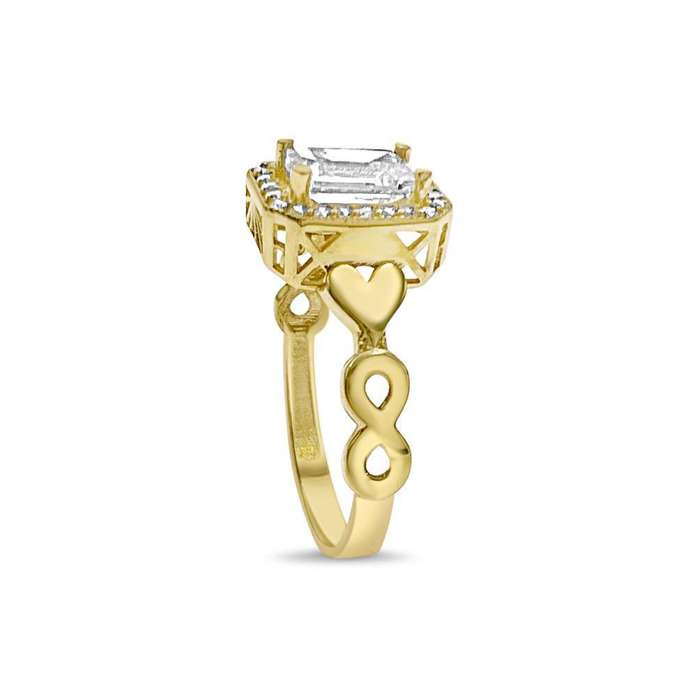 Engagement Ring 14k Yellow Gold