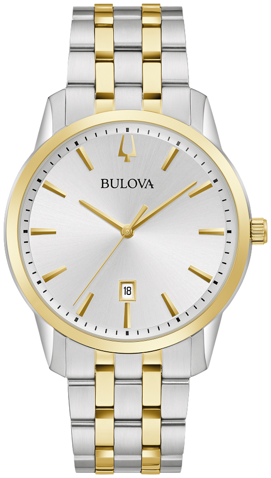 Bulova Sutton Two Tone Mens Watch 98B385