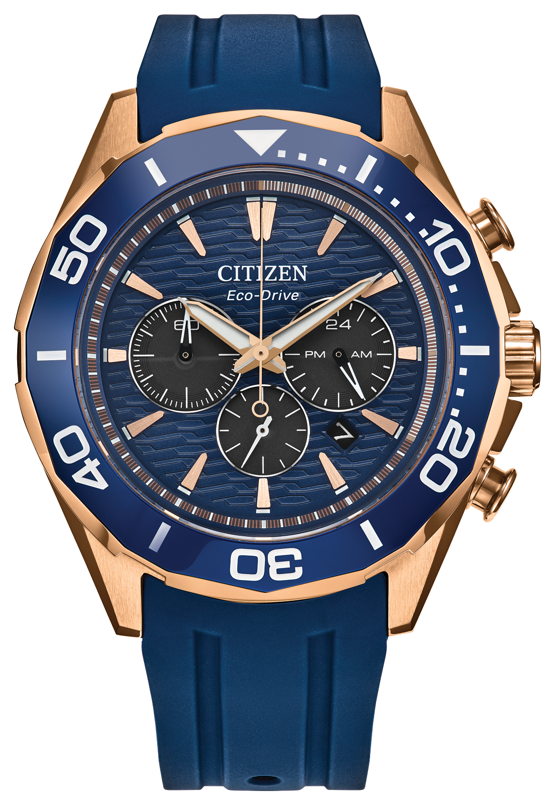 Citizen Endeavor Chrono Eco-Drive Blue Dial Mens Watch CA4733-00L
