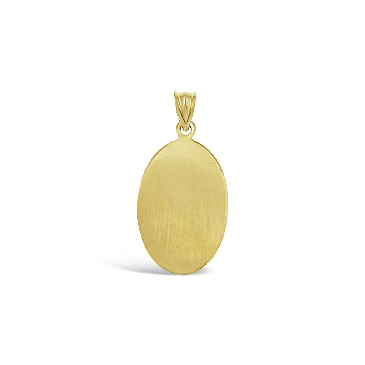 Saint Christopher Protection Pendant 10K Yellow Gold