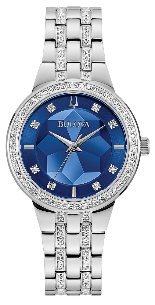 Bulova Phantom Blue Dial Ladies Watch 96L276