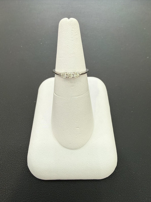 1/4ctw Diamond 14k Gold Ring Certified 11880