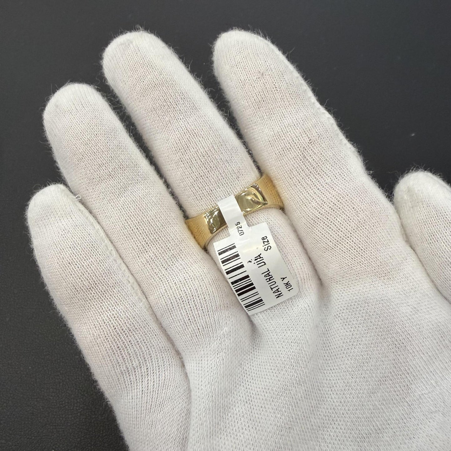 0.75ctw Diamond Ace Spades Mens Ring 10k Yellow Gold