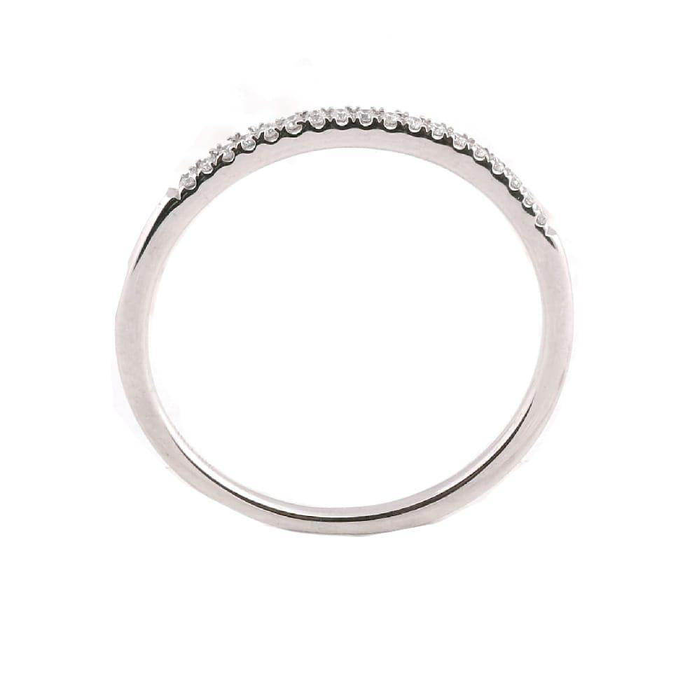 0.50ctw Diamond Cluster Halo Bridal Ring Set of 3 14K White Gold