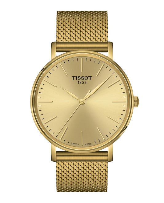 Tissot Everytime 40mm Gold Tone Watch T1434103302100