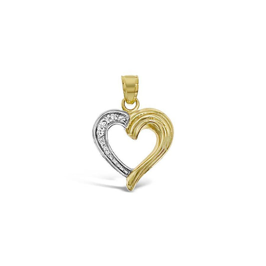 Heart Pendant 10k Gold Charm