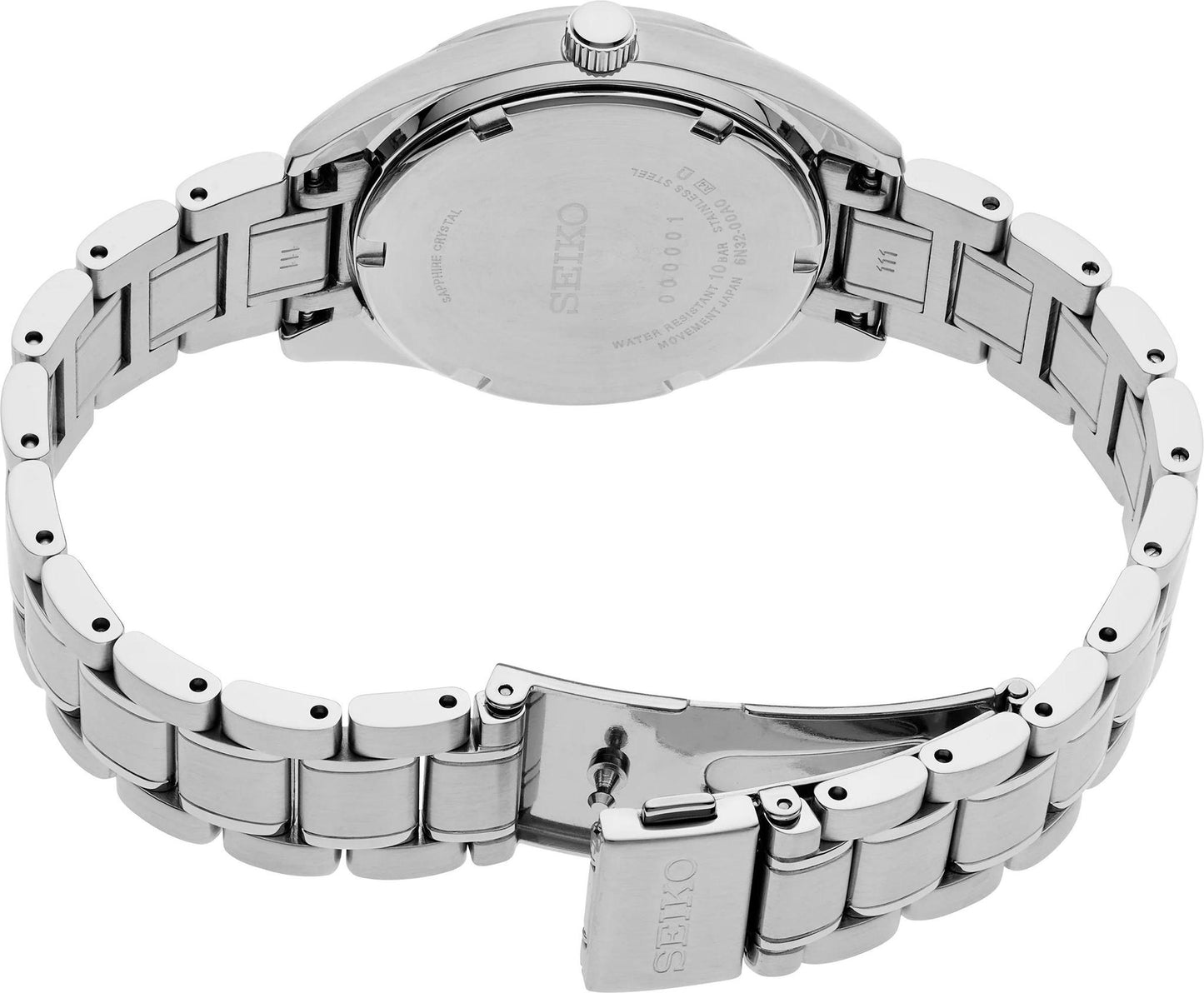 Seiko Diamonds Quartz Mother of Pearl Dial Womens Watch SUR579