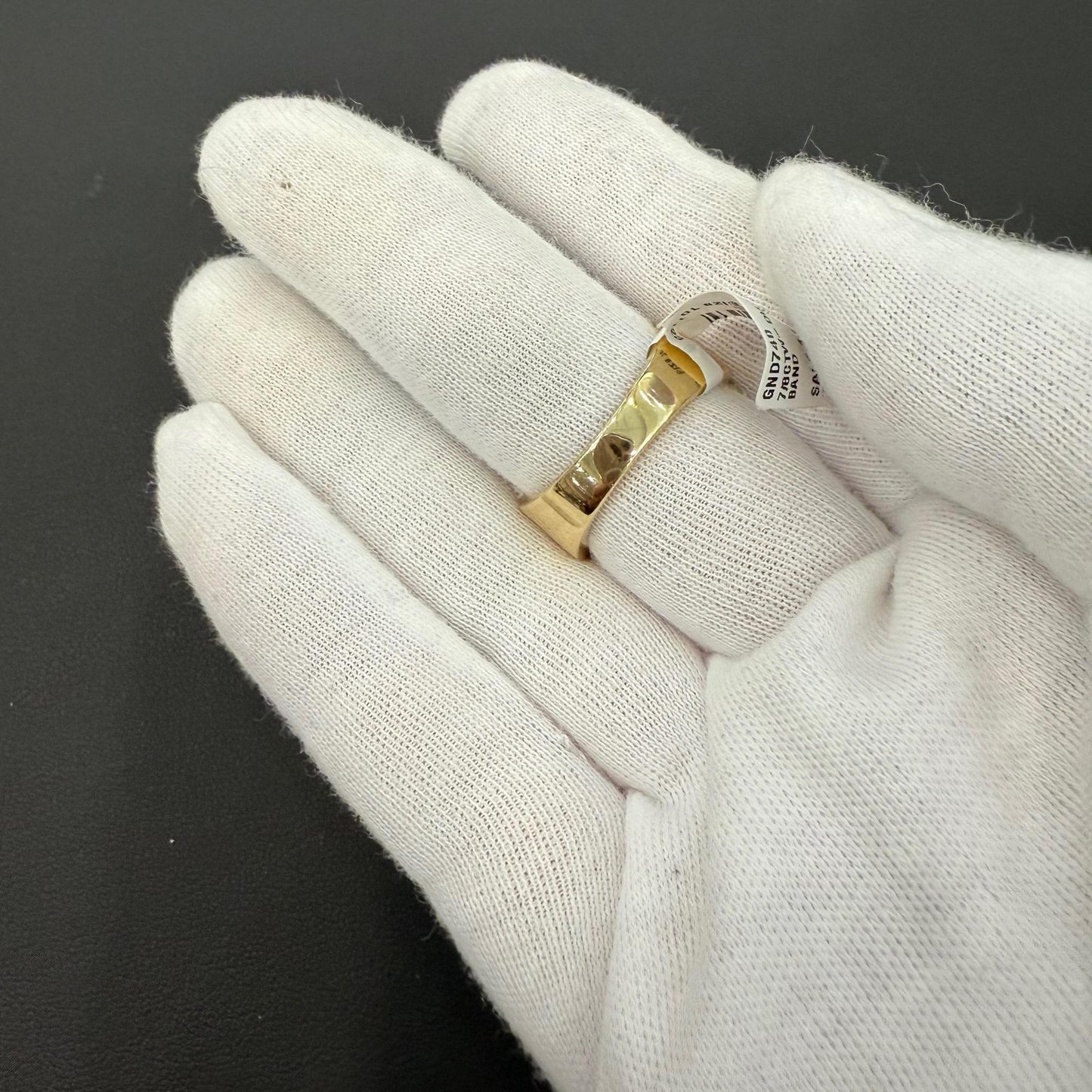 0.88ctw Diamond Mens Wide Band Ring 10K Gold