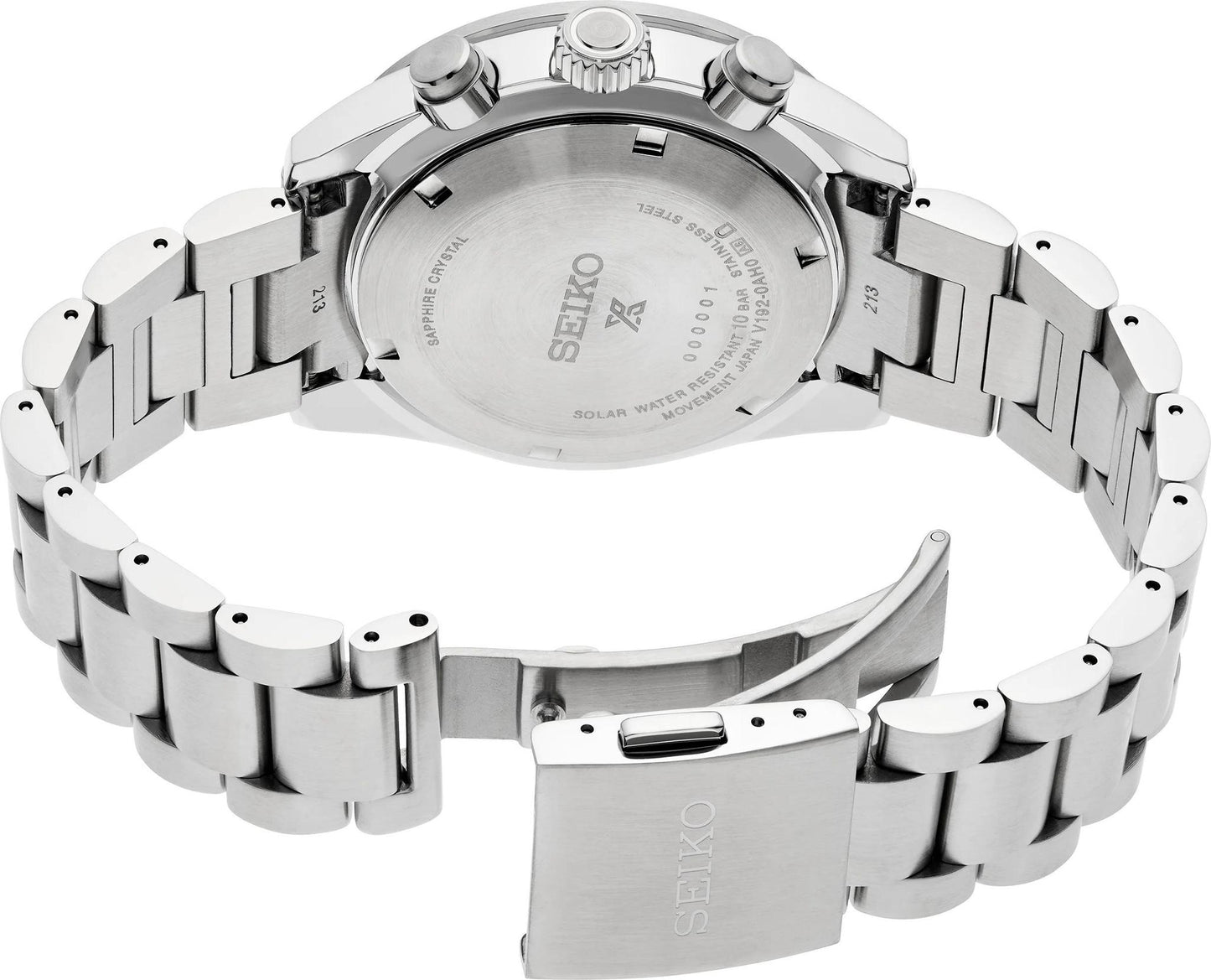 Seiko Prospex Speedtimer Solar Chronograph Yellow Dial Mens Watch SSC947