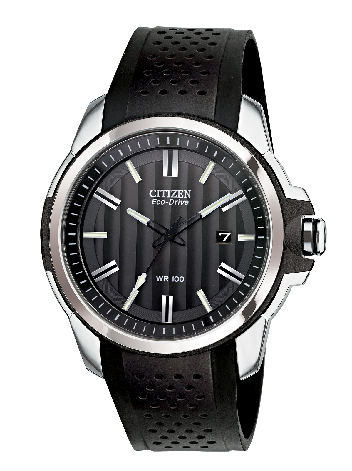 Citizen Sport Casual Eco-Drive Black Dial Mens Watch AW1150-07E