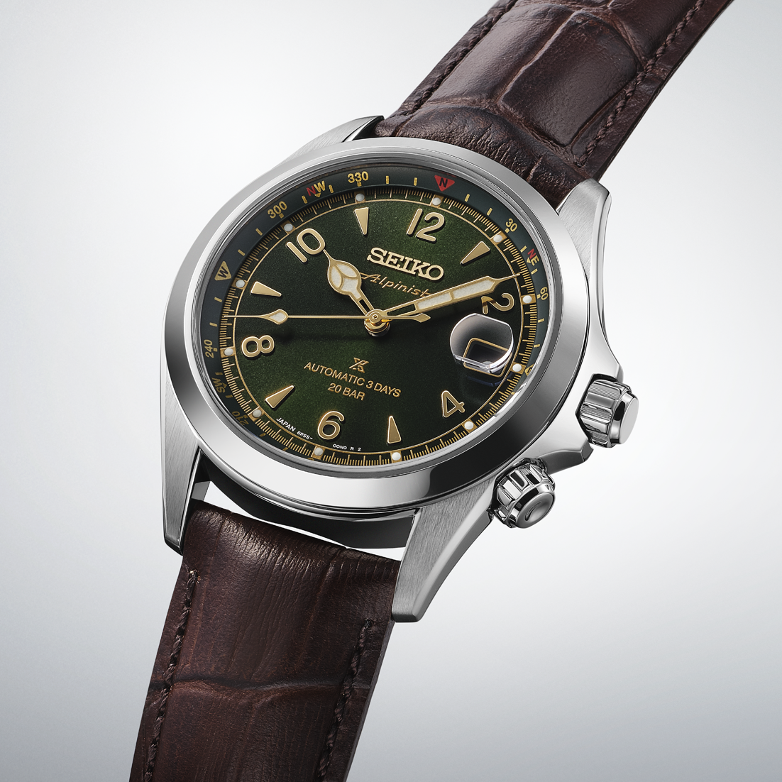 Seiko Prospex Land Alpinist Automatic Green Dial Men's Watch SPB507