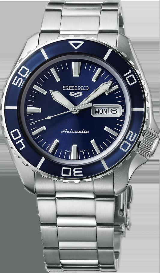 Seiko 5 Sports Automatic Mens Blue Dial Watch SRPK97