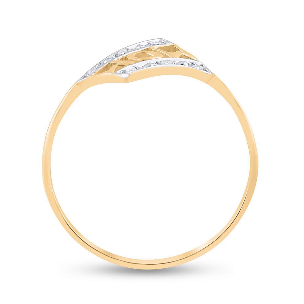 10k Yellow Gold Diamond Mom Mother Ring