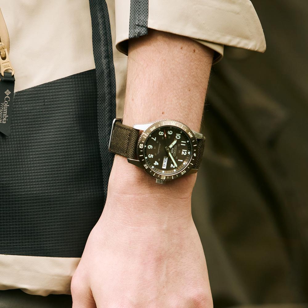 Seiko 5 Sports Field Series Automatic Brown Dial Watch HDB009