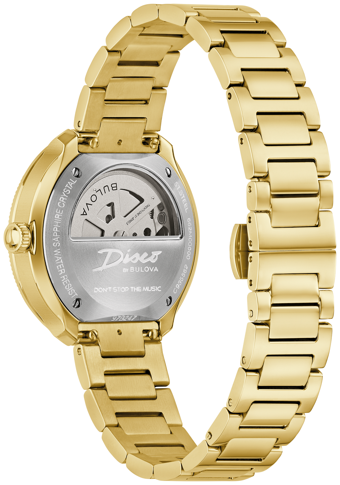 Bulova Disco Blue Dial Mens Automatic Watch 97B247