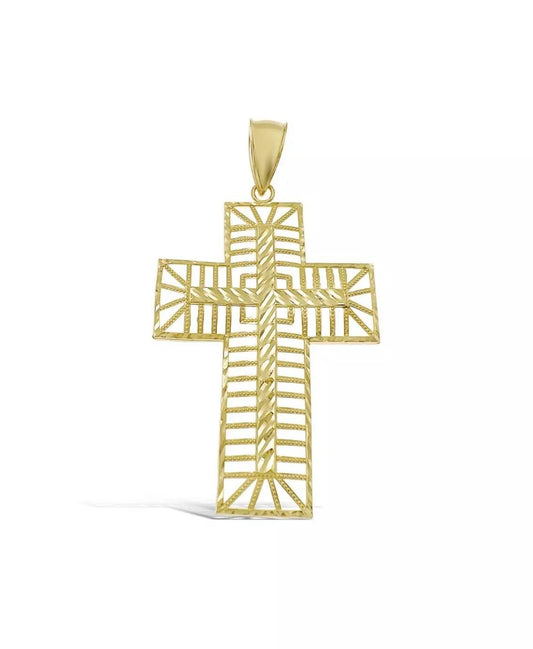 10k Gold Cross Pendant 104085