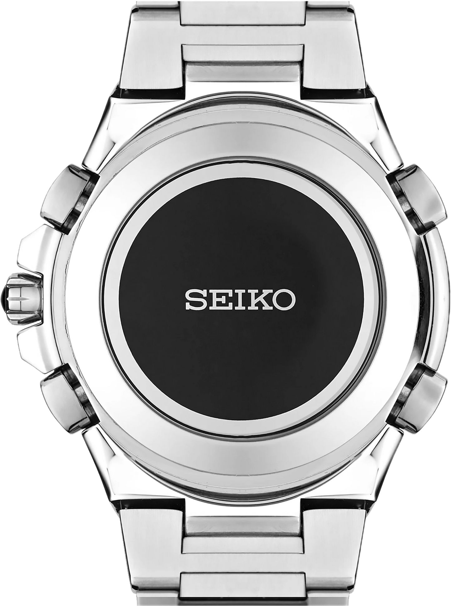 Seiko Coutura Radio Sync Solar Chronograph Mens Black Dial Watch SSG009