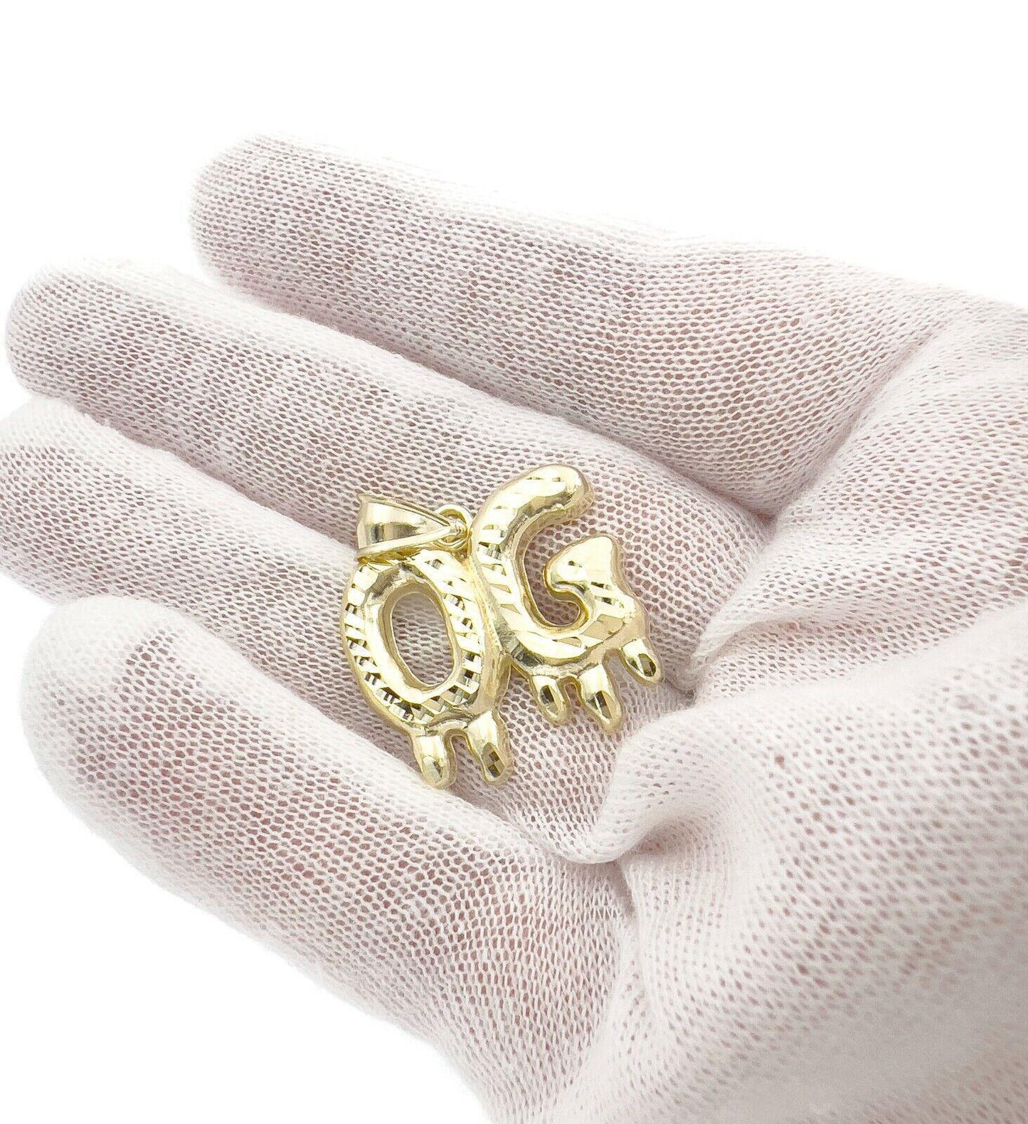 10K Yellow Gold Original Gangster OG Pendant