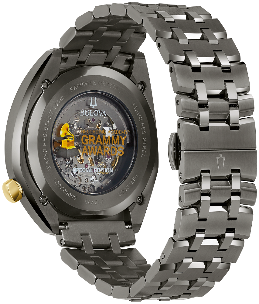Bulova Grammy Automatic Mens Skeleton Watch 98A294