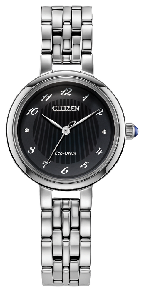 Citizen L Classic Eco-Drive Black Dial Womens Watch EM0990-81E