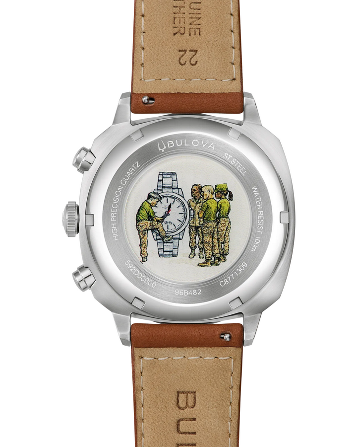 Bulova Military Chronograph VWI Special Edition Chronograph Mens Watch 96B482