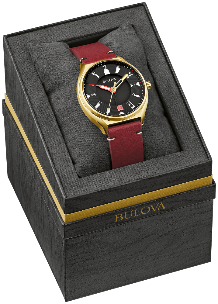 Bulova Perforated Panels Frank Lloyd Wright Automatic Mens Watch 97A192