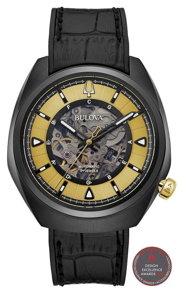 Bulova Grammy Automatic Mens Skeletonized Watch 98A241