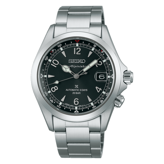 Seiko Prospex Land Alpinist Automatic Black Dial Men's Watch SPB505