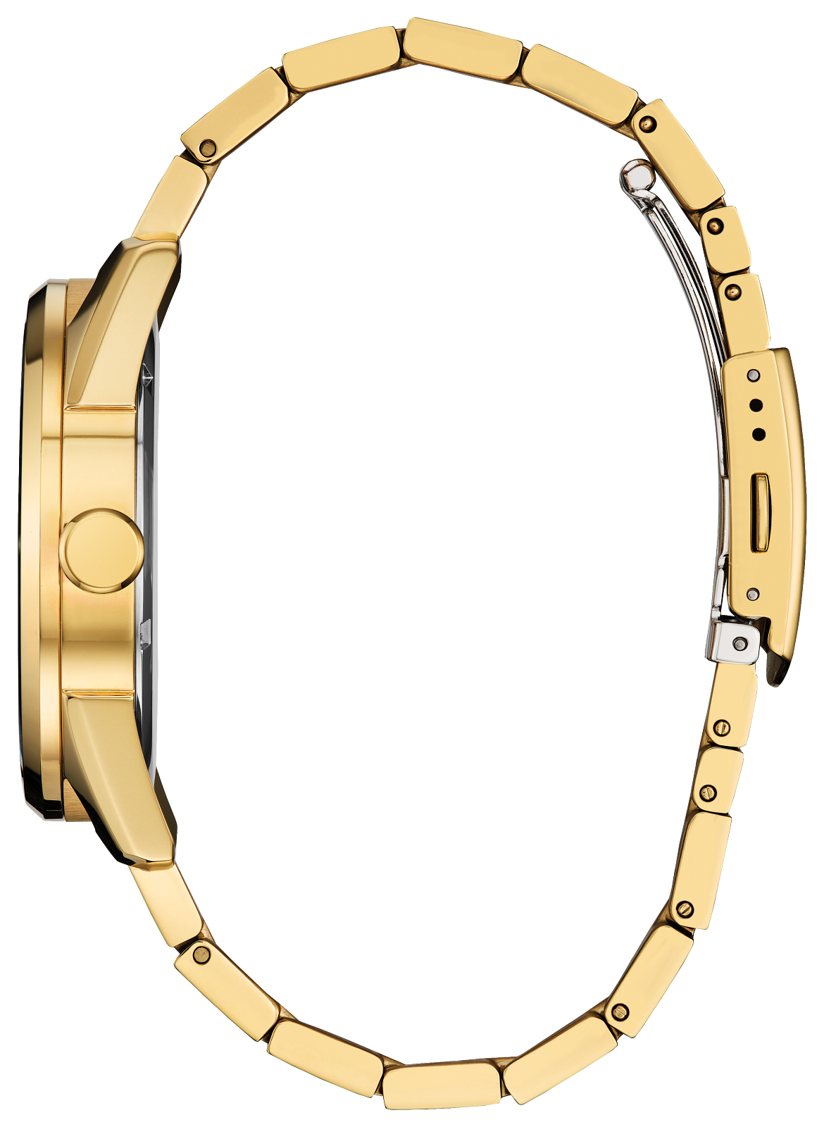 Citizen Dress Classic Gold tone Black Dial Mens Watch AW0089-52E