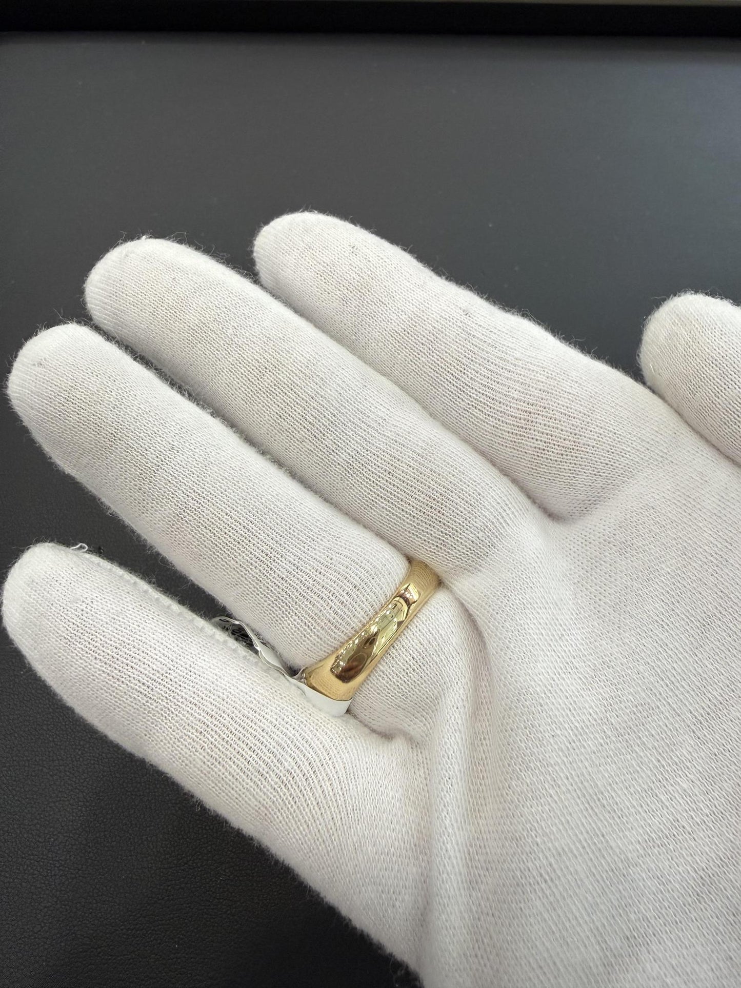 1.00ctw Diamond Mens Wedding Band 14K Yellow Gold