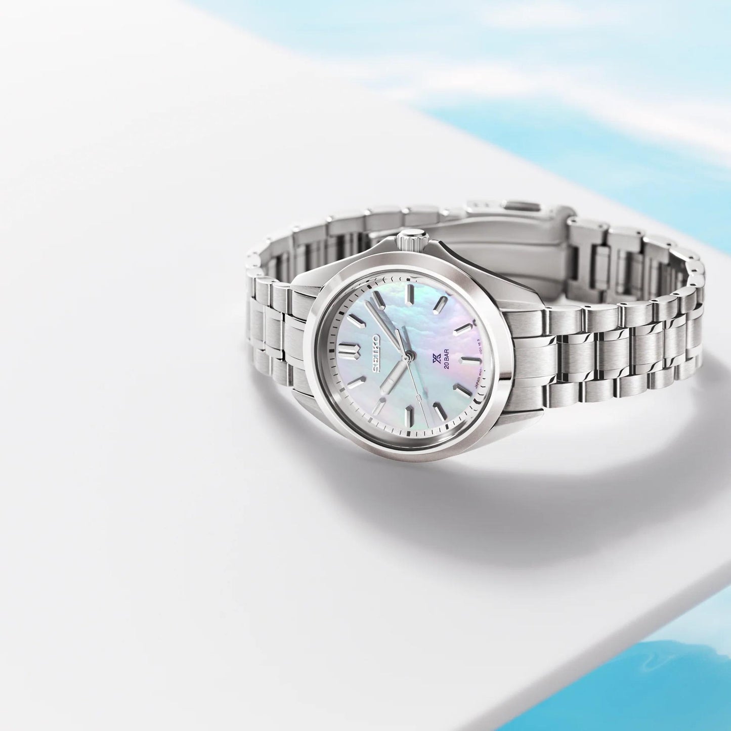 Seiko Prospex Sea Womens Mother of Pearl Dial Watch SUR605