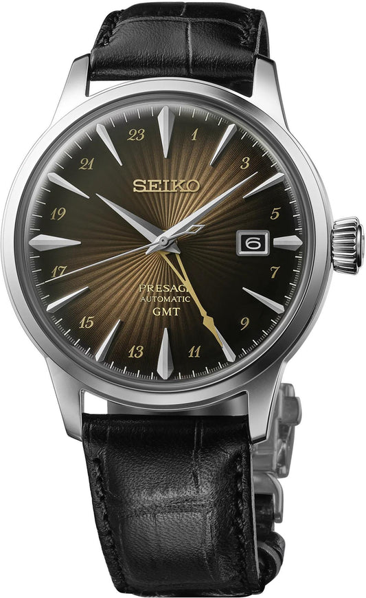 Seiko Presage Cocktail Time GMT Mens Automatic Watch SSK039