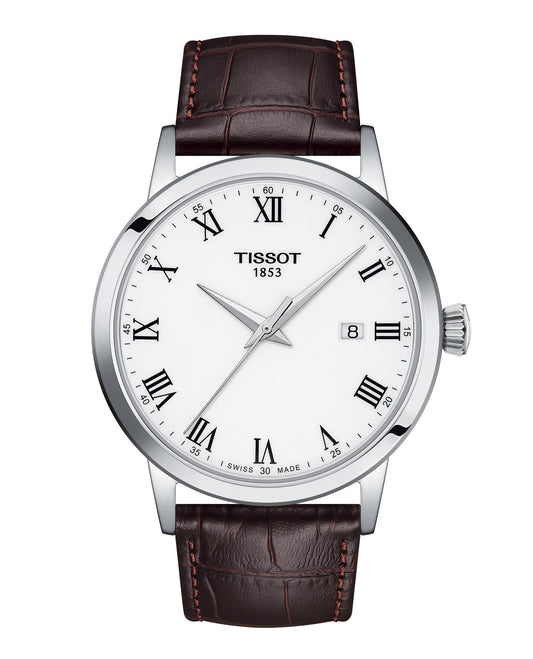 Tissot Classic Dream Men's Watch Brown Leather T1294101601300