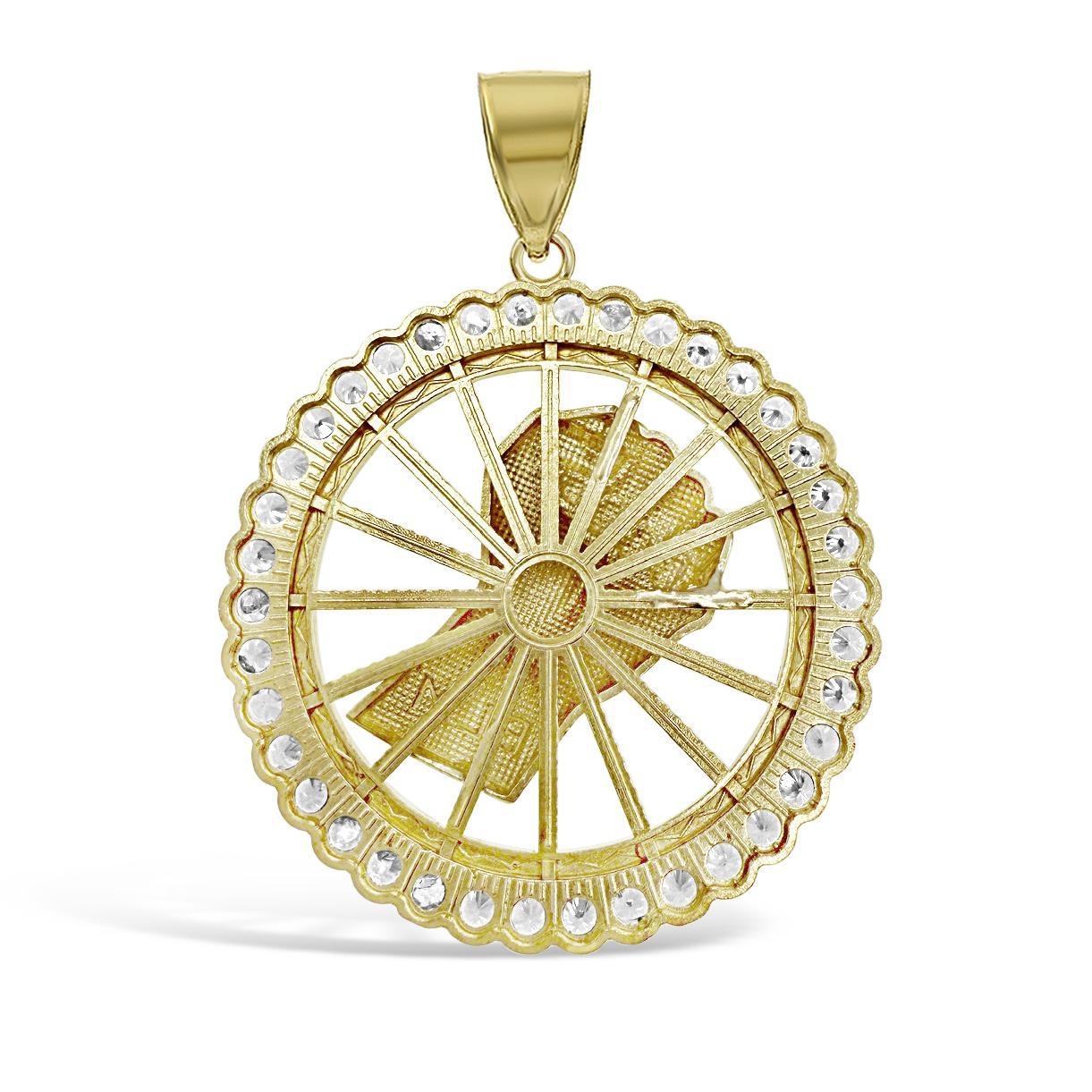 BLM Pendant Black Lives Matter Real 10k Yellow Gold