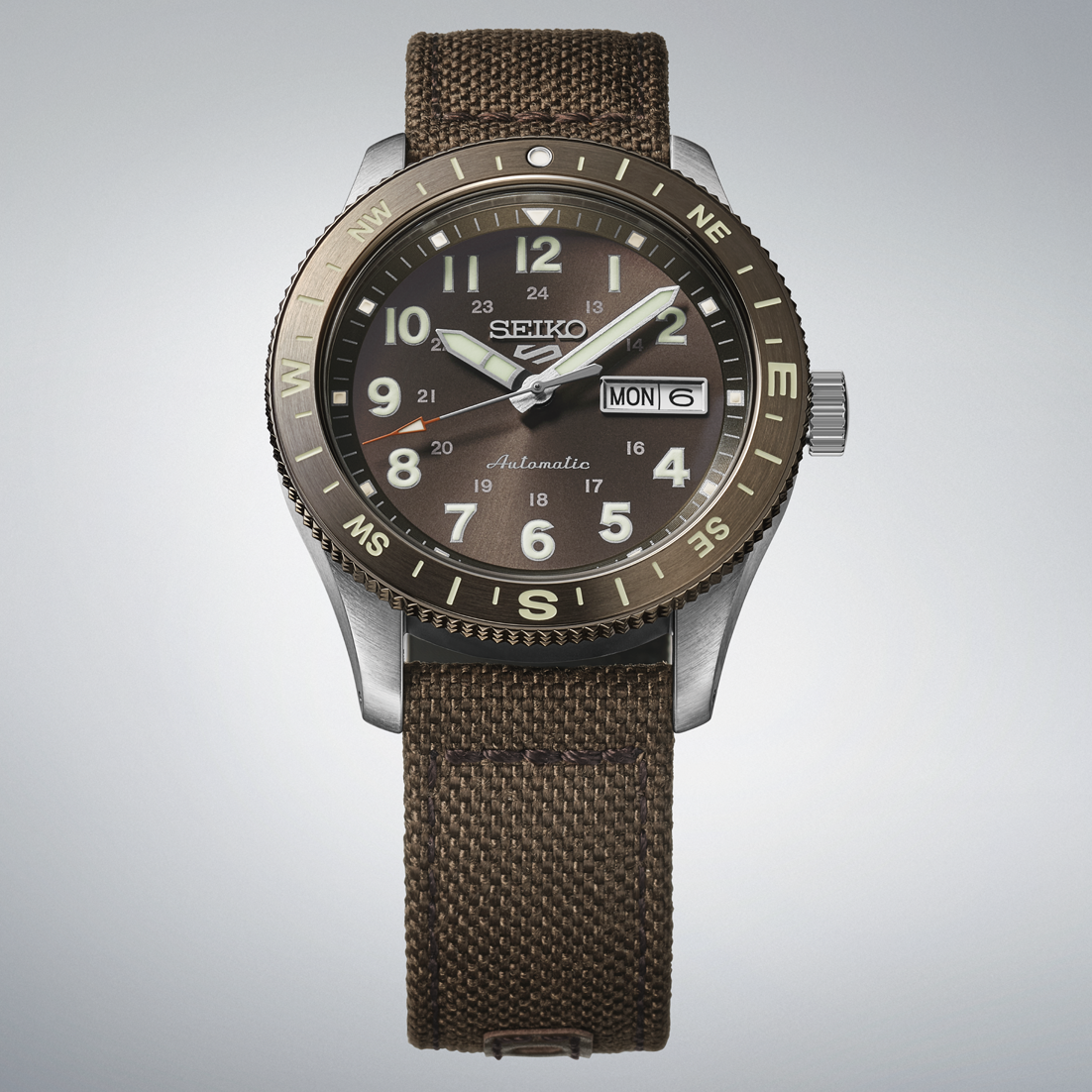 Seiko 5 Sports Field Series Automatic Brown Dial Watch HDB009