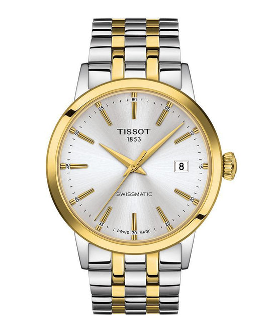 Tissot Classic Dream Swissmatic Men's Watch Two Tone T1294072203101