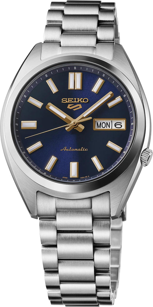 Seiko 5 Sports Automatic Blue Dial Mens Watch SRPL55