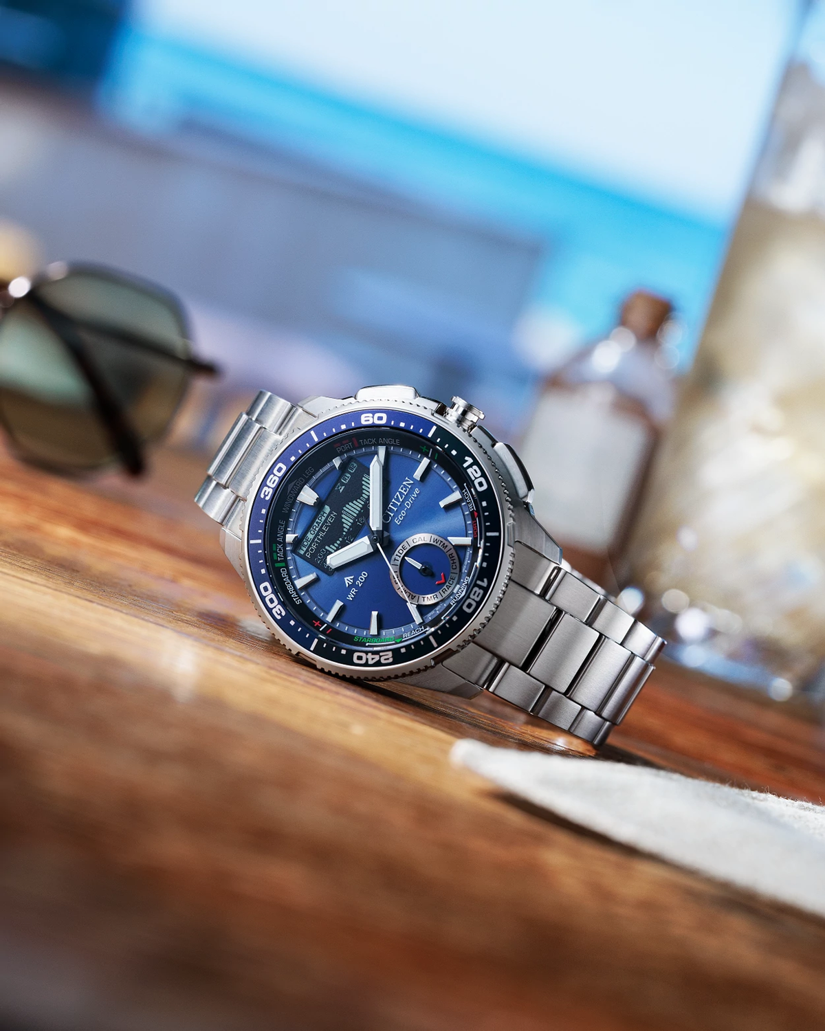 Citizen Promaster WaveTracker Eco-Drive Blue Dial Watch JV3006-50L