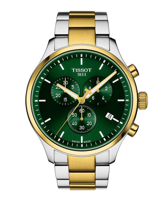 Tissot Chrono XL 45mm Green Dial Men's Watch T1166172209100