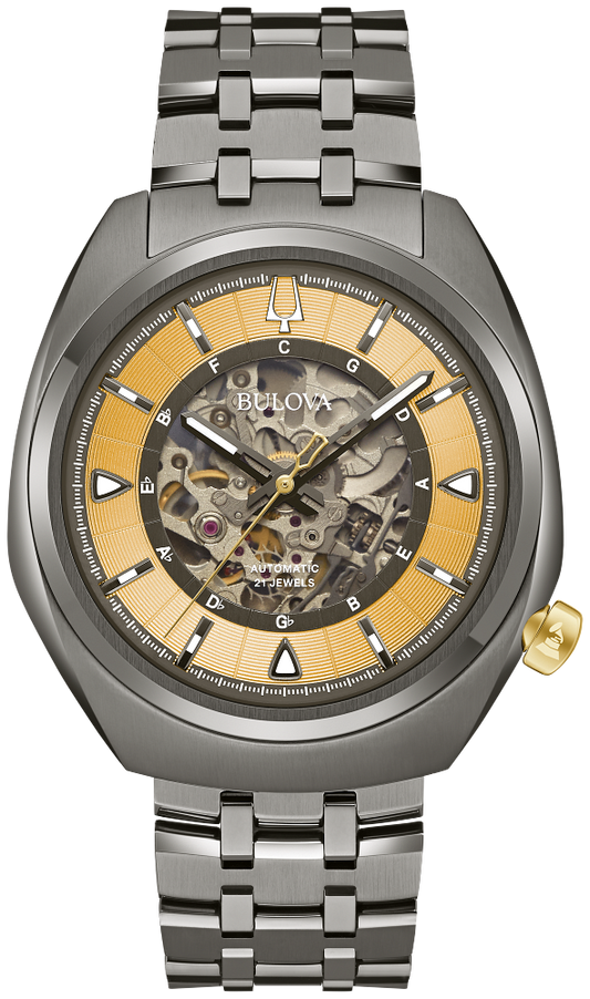 Bulova Grammy Automatic Mens Skeleton Watch 98A294