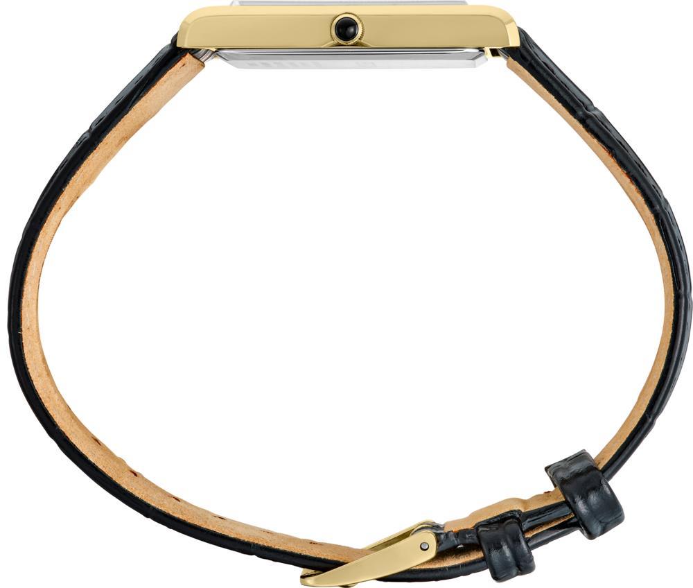 Seiko Essentials Quartz Gold Tone Rectangle Watch SWR104