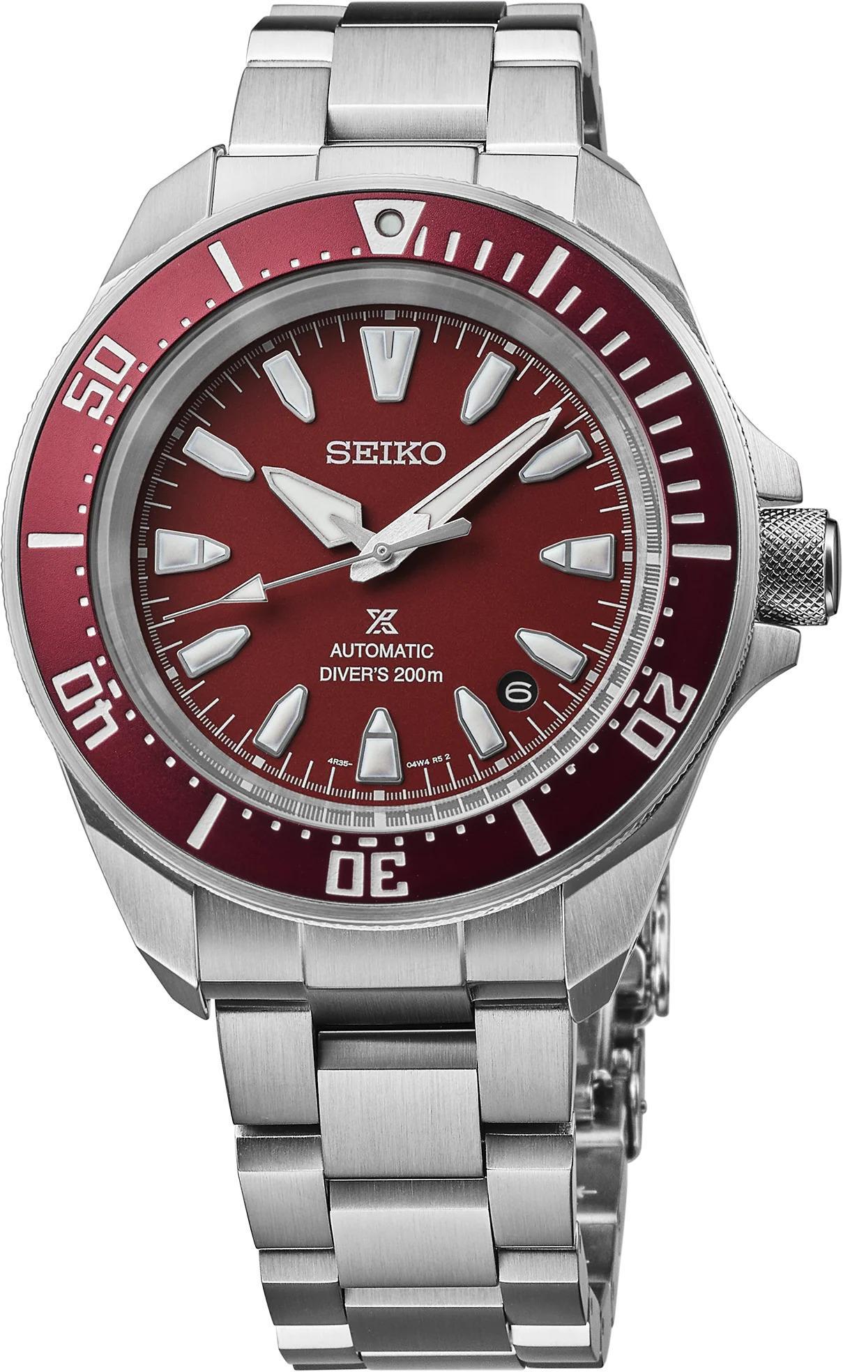 Seiko Prospex Diver Automatic Red Dial Mens Watch SRPL11