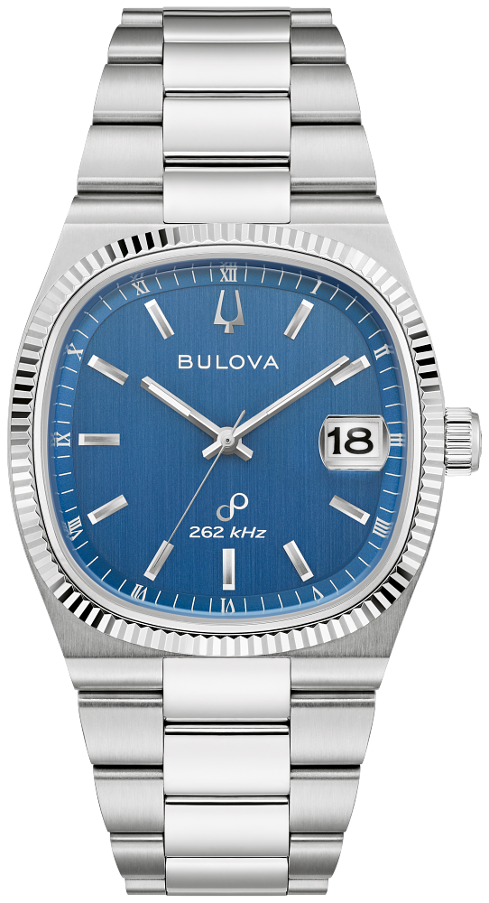 Bulova Super Seville Blue Dial Mens Watch 96B440