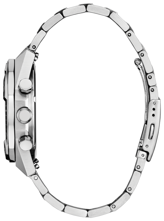 Citizen Eco-Drive Nighthawk Chrono Gray Dial Mens Watch CA0890-54H