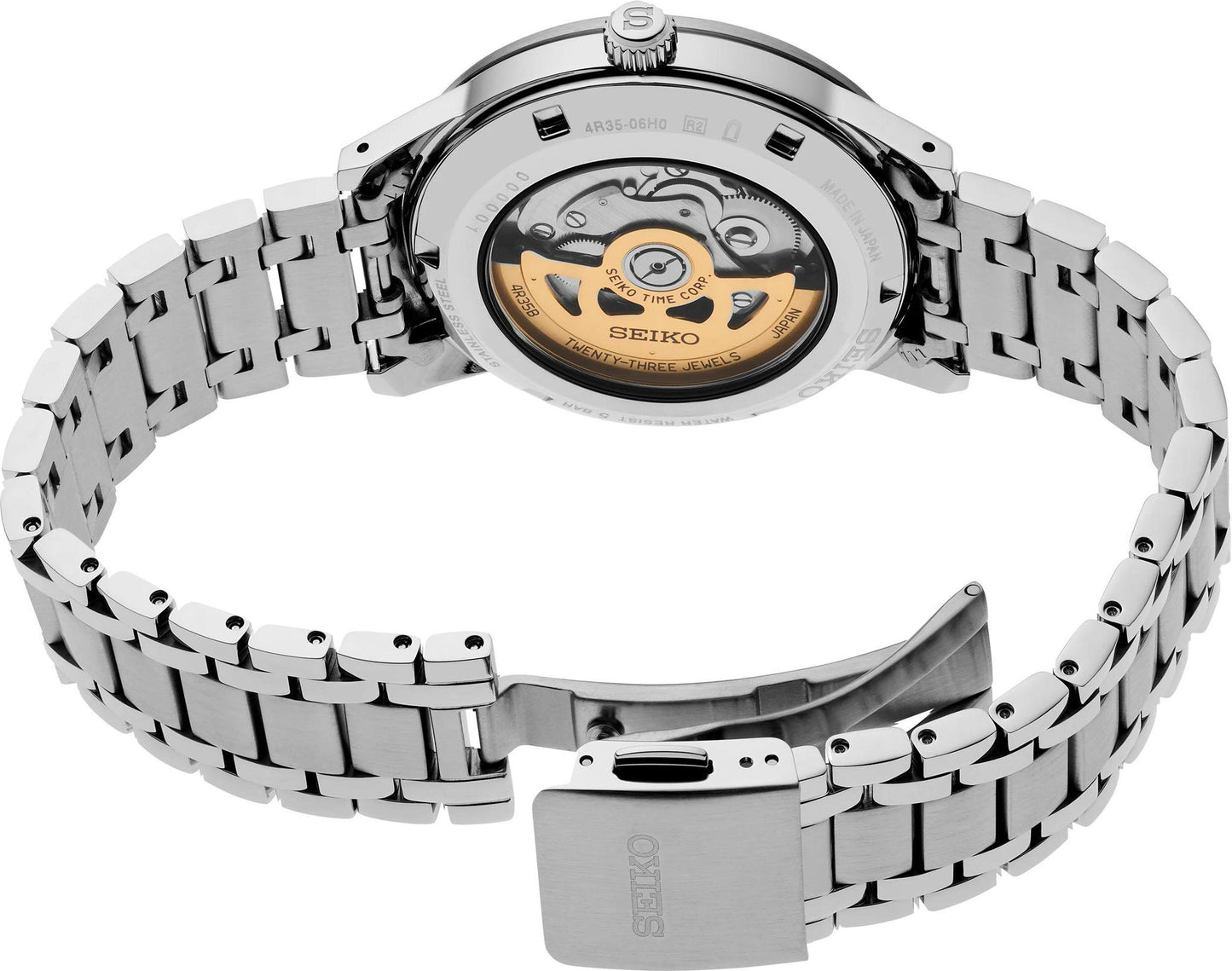 Seiko Presage Style 60s Automatic Green Dial Mens Watch SRPL71