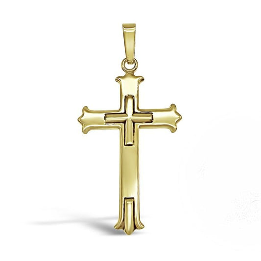 Cross Pendant Charm 925 Sterling Silver