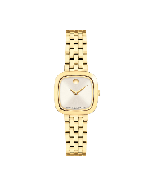 Movado Museum Classic Champagne Dial Womens Watch 0608095