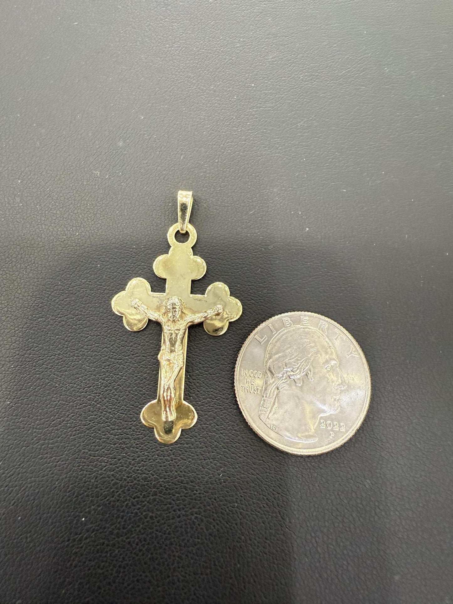 925 Sterling Silver Jesus Crucifix Cross Pendant Religious Charm